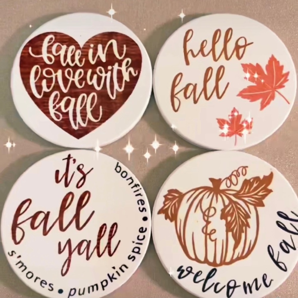 Fall coasters (set of 4)